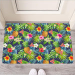 Aloha Hawaii Tropical Pattern Print Rubber Doormat