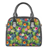 Aloha Hawaii Tropical Pattern Print Shoulder Handbag