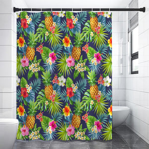 Aloha Hawaii Tropical Pattern Print Shower Curtain