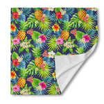 Aloha Hawaii Tropical Pattern Print Silk Bandana