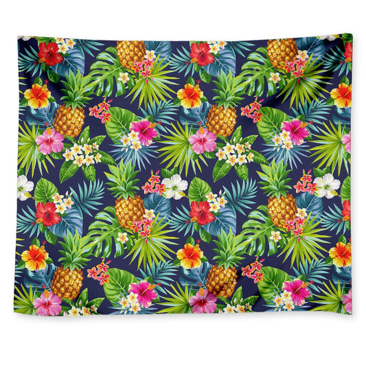 Aloha Hawaii Tropical Pattern Print Tapestry