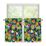 Aloha Hawaii Tropical Pattern Print Tier Curtains