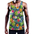 Aloha Hawaii Tropical Pattern Print Men's Workout Tank Top
