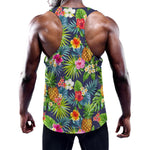 Aloha Hawaii Tropical Pattern Print Training Tank Top