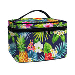 Aloha Hawaii Tropical Pattern Print Travel Makeup Bag
