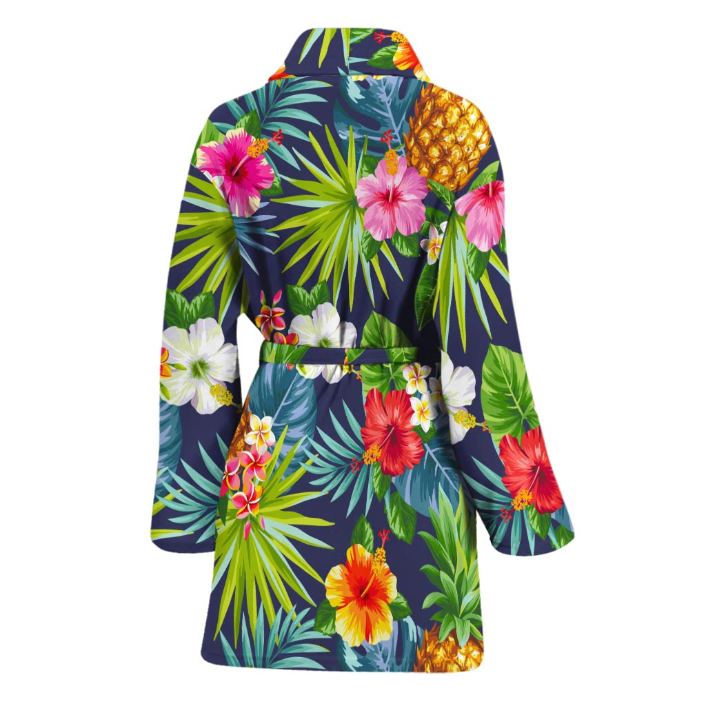 Aloha Hawaii Tropical Pattern Print Women's Bathrobe