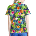 Aloha Hawaii Tropical Pattern Print Women's Polo Shirt
