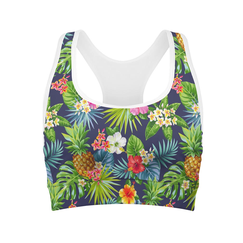 Aloha Hawaii Tropical Pattern Print Women's Sports Bra