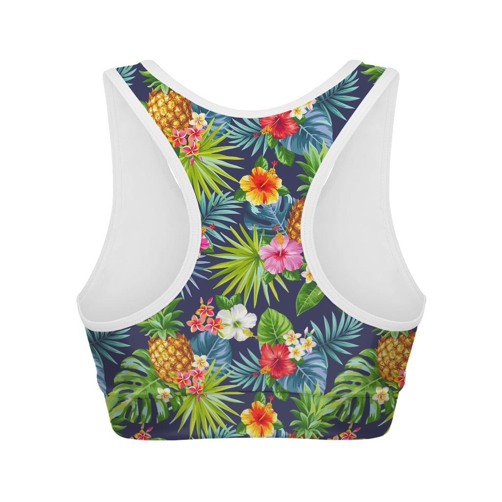 Aloha Hawaii Tropical Pattern Print Women's Sports Bra