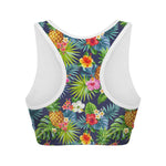 Aloha Hawaii Tropical Pattern Print Women's Sports Bra