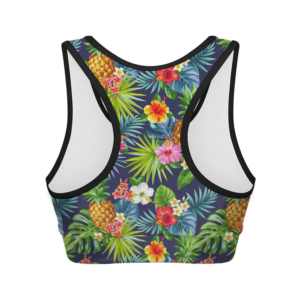 Aloha Hawaii Tropical Pattern Print Women's Sports Bra