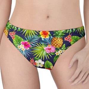 Aloha Hawaii Tropical Pattern Print Women's Thong