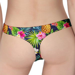 Aloha Hawaii Tropical Pattern Print Women's Thong