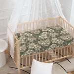 Aloha Hawaiian Camo Flower Pattern Print Baby Crib Sheet