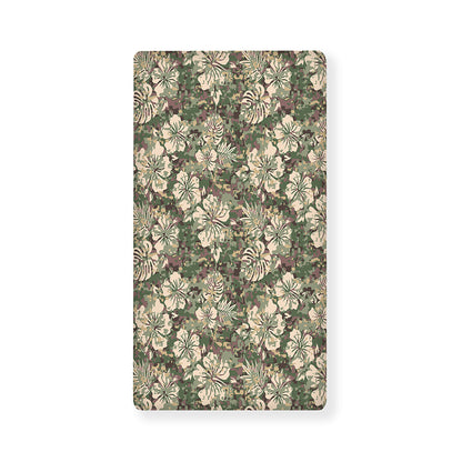 Aloha Hawaiian Camo Flower Pattern Print Baby Crib Sheet
