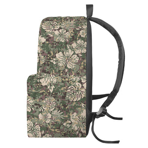 Aloha Hawaiian Camo Flower Pattern Print Backpack