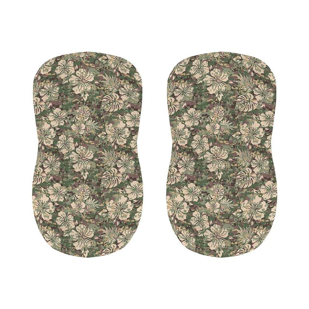 Aloha Hawaiian Camo Flower Pattern Print Bar Stool Covers