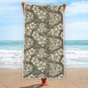 Aloha Hawaiian Camo Flower Pattern Print Beach Towel