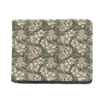 Aloha Hawaiian Camo Flower Pattern Print Bifold Wallet