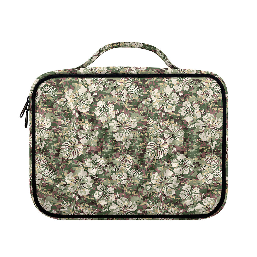 Aloha Hawaiian Camo Flower Pattern Print Briefcase Bible Bag
