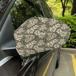 Aloha Hawaiian Camo Flower Pattern Print Car Side Mirror Covers