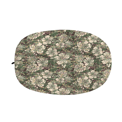 Aloha Hawaiian Camo Flower Pattern Print Car Side Mirror Covers