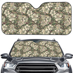 Aloha Hawaiian Camo Flower Pattern Print Car Windshield Sun Shade