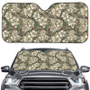 Aloha Hawaiian Camo Flower Pattern Print Car Windshield Sun Shade