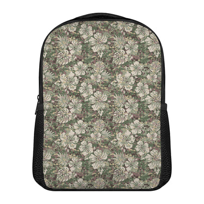Aloha Hawaiian Camo Flower Pattern Print Casual Backpack