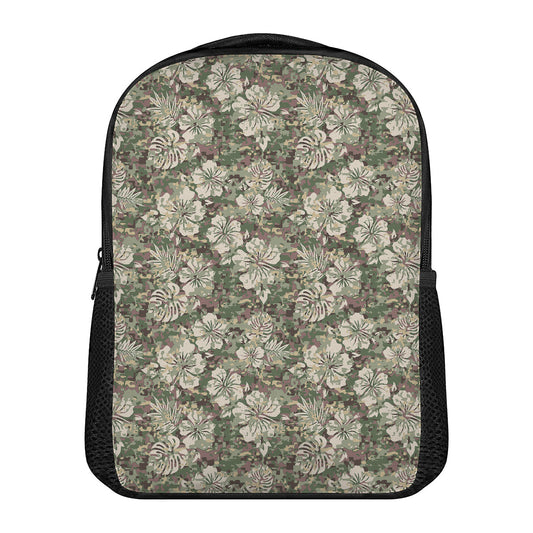 Aloha Hawaiian Camo Flower Pattern Print Casual Backpack