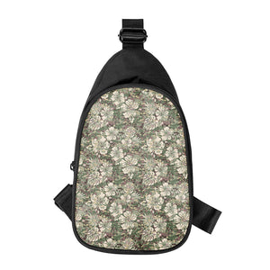 Aloha Hawaiian Camo Flower Pattern Print Chest Bag