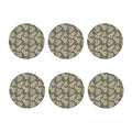 Aloha Hawaiian Camo Flower Pattern Print Coaster Set