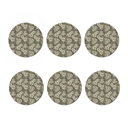 Aloha Hawaiian Camo Flower Pattern Print Coaster Set