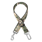 Aloha Hawaiian Camo Flower Pattern Print Dog Seat Belt