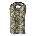 Aloha Hawaiian Camo Flower Pattern Print Double Neoprene Wine Tote