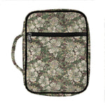 Aloha Hawaiian Camo Flower Pattern Print Front Pocket Bible Bag