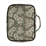 Aloha Hawaiian Camo Flower Pattern Print Front Pocket Bible Bag