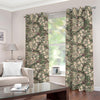 Aloha Hawaiian Camo Flower Pattern Print Grommet Curtains