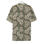 Aloha Hawaiian Camo Flower Pattern Print Hawaiian Shirt