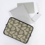 Aloha Hawaiian Camo Flower Pattern Print Laptop Sleeve