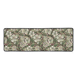 Aloha Hawaiian Camo Flower Pattern Print Long Kitchen Mat