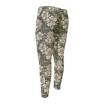 Aloha Hawaiian Camo Flower Pattern Print Men's Compression Pants