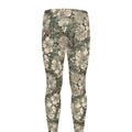 Aloha Hawaiian Camo Flower Pattern Print Men's Leggings