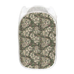 Aloha Hawaiian Camo Flower Pattern Print Mesh Laundry Hamper