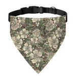 Aloha Hawaiian Camo Flower Pattern Print Over The Collar Dog Bandana