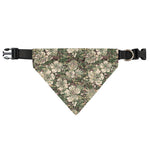 Aloha Hawaiian Camo Flower Pattern Print Over The Collar Dog Bandana