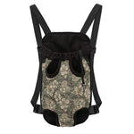 Aloha Hawaiian Camo Flower Pattern Print Pet Carrier Backpack
