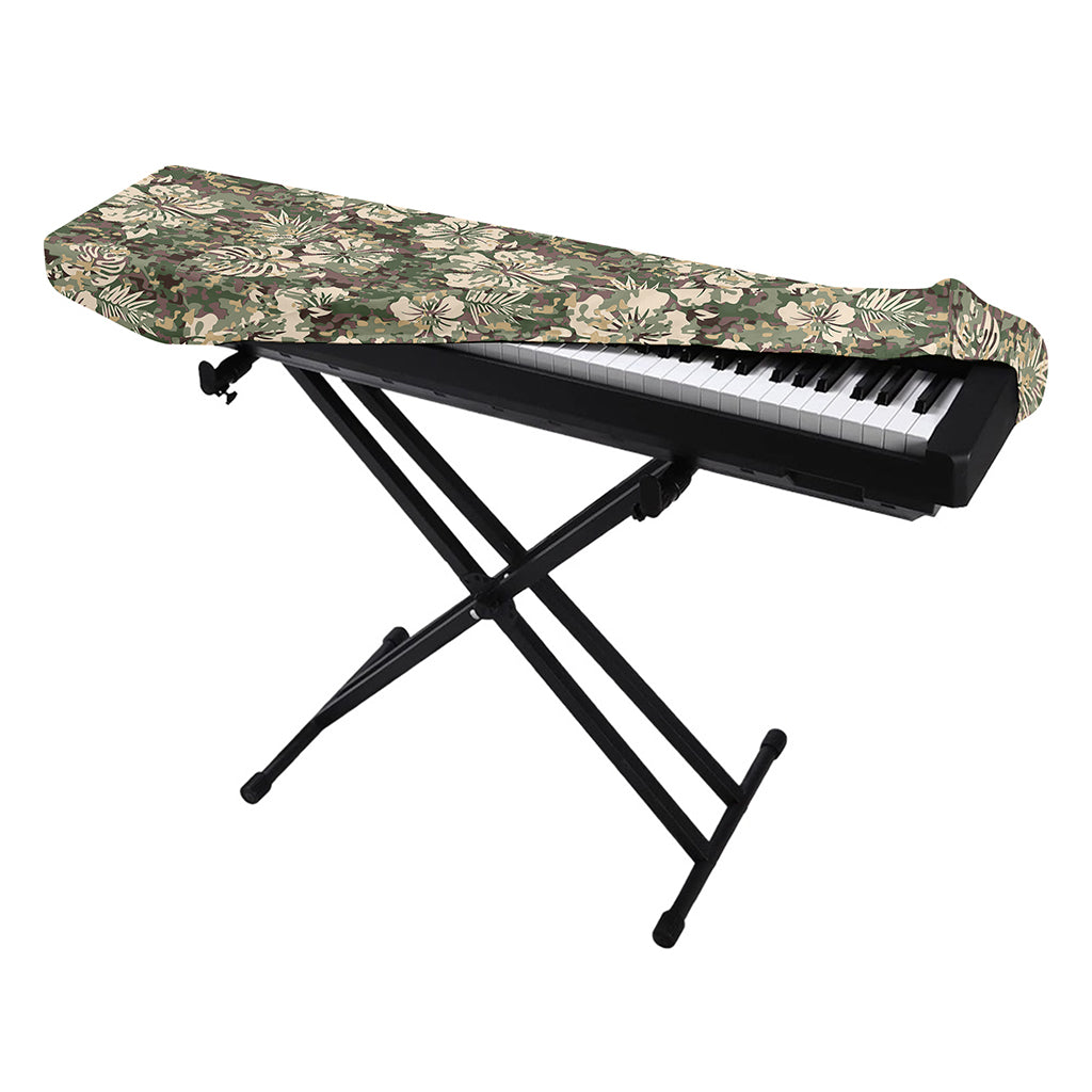 Aloha Hawaiian Camo Flower Pattern Print Piano Keyboard Cover