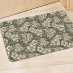 Aloha Hawaiian Camo Flower Pattern Print Polyester Doormat