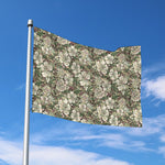 Aloha Hawaiian Camo Flower Pattern Print Polyester Flag